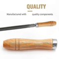thumbnail image 5 of 15Pcs Wooden Handle Steel Files, Burr-Free Round Hole Files (4mm, 5mm, 6mm), 5 of 5