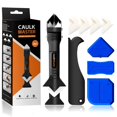 thumbnail image 1 of Kit de herramientas de calafateo CaulkMaster 3 en 1 con 5 almohadillas y raspador, 1 of 7