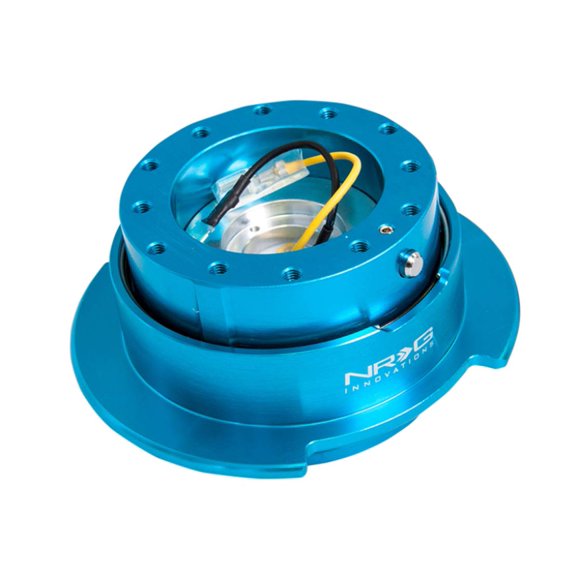 NRG Innovations Kit de Libération Rapide SRK-250NB (Nouveau Corps Bleu/anneau en Titane Chromé)