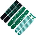thumbnail image 4 of 3 Pairs Clover Printing Sock St. Patrick's Day Stocking Long-tube Socks, 4 of 7