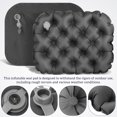 thumbnail image 3 of SOPOTUTU Compact Inflatable Cushion Quick Inflation For Beach Outdoor Enthusiasts 1Pack, 3 of 7