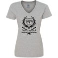 thumbnail image 3 of Inktastic Born in 1974 Limited Edition Women's V-Neck T-Shirt, 3 of 5