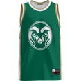 thumbnail image 2 of Men's GameDay Greats  Green Colorado State Rams  Lightweight Basketball Jersey, 2 of 4