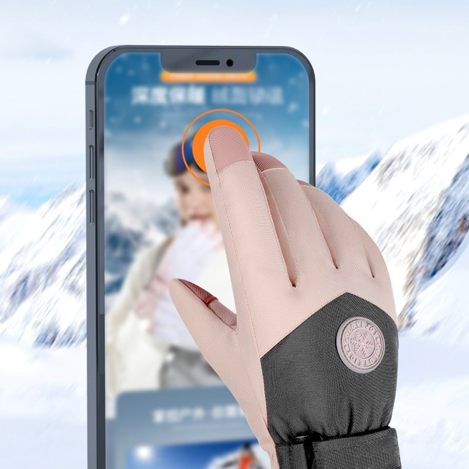 Rechargeable USB Heated Gloves for Men Women Electric Gloves with Touchscreen Heated Hand Warmer for Work Cycling Skiing Outdoor Activities