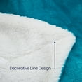thumbnail image 6 of JML Sherpa Throw Blanket for Bed Couch, Soft Warm Reversible Fleece Blanket,Teal, 6 of 7