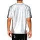thumbnail image 3 of Camisetas Holográficas INSPIRE CHIC para hombres, de cuello redondo, de manga corta, para fiestas, disco, camiseta brillante S Plata, 3 of 5