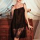 thumbnail image 4 of Camisones de encaje sexys para mujer, primavera verano 2024, ropa de dormir para mujer, pijamas transparentes sin mangas, vestidos 4XL, 4 of 5