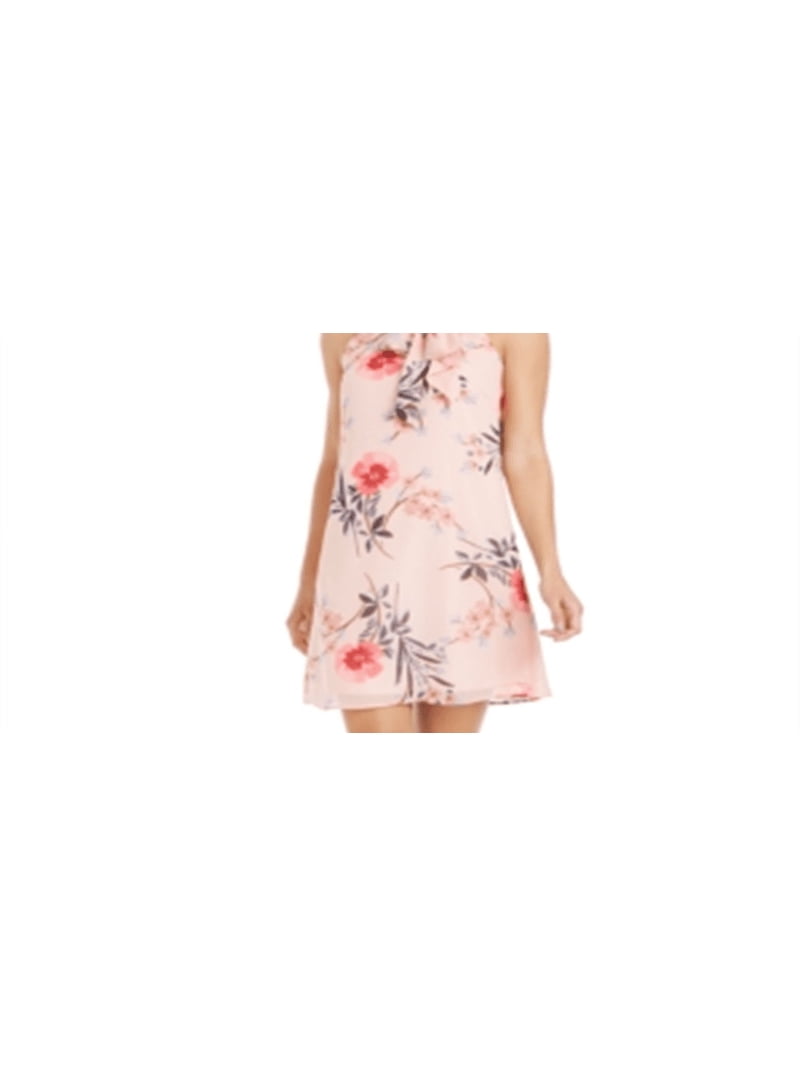 Vince Camuto Women's Floral Shift Dress Pink Size 12 with Bow Neckline -  Walmart.com