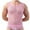 Pink, variant on Miluxas Men Fishnet Tank Top Sheer Transparent Mesh Undershirt Fitted Muscle Gym Shirt Vest White 10(XL)