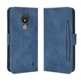 thumbnail image 1 of Case for Nokia C21 Cover Adjustable Detachable Card Holder Magnetic closure Leather Wallet Case - Blue, 1 of 5