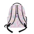 thumbnail image 3 of Xixirimido Kids School Bag 17" Backpack for Boys & Girls Lightweight Large Capacity Bookbag for Elementary Middle School Students, Jumping Spider Music Notes Pink Print, 3 of 8