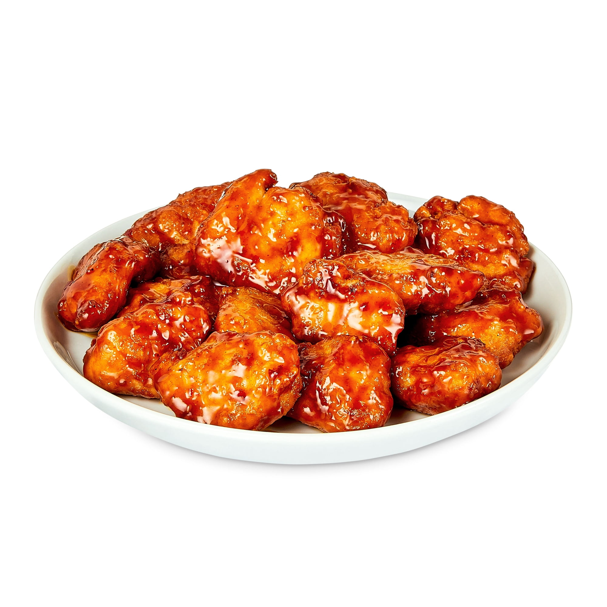 Freshness Guaranteed Fresh, Hot and Ready-to-Eat Breaded Barbecue Boneless Chicken Wings, 8 Count