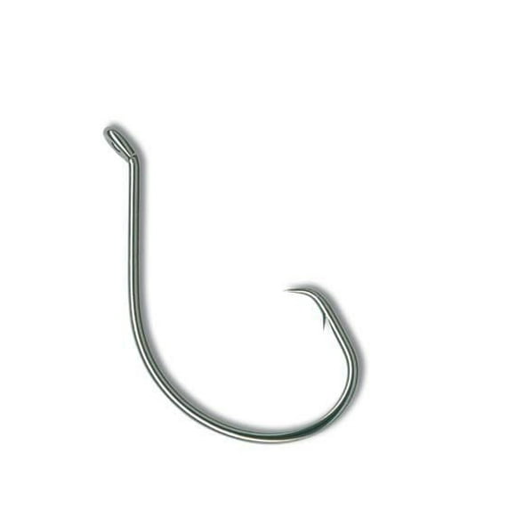 Mustad 39954NP-BN-2-10U Ultrapoint Demon Perfect Circle Hook, Size 2, Needle Point, 1X Fine, Light Wire, Up Eye, Black Nickel, 10 per Pack (036752), Opti angle needle point