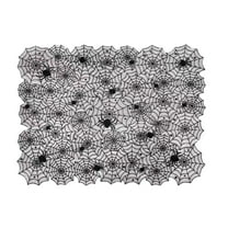 Btomtd 70.86 x 53.14 inch Gothic Style Halloween Table Cloth Kitchen Dining Tablecloth Indoor Outdoor Home Table Cloth Decor, Black-L