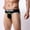 Black 1, variant on Mens T-Back Thongs Sexy Low Rise G-String Briefs Bulge Pouch Underwear