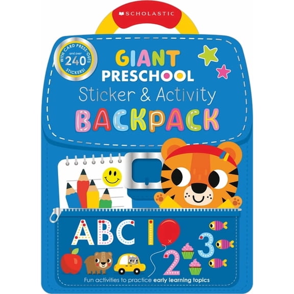 Scholastic Early Learners Giant Preschool: Sticker & Activity Backpack (Scholastic Early Learners), (Paperback)