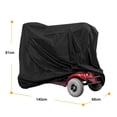 thumbnail image 2 of Fyydes Mobility Scooter Cover Black, Waterproof Oxford, Mobility Cover, 55.1 L x 25.9 W x 35.8" H, 2 of 8