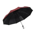 thumbnail image 5 of fenteer Automatic Folding Umbrella Folding Travel Umbrella for Rain for Beach, 5 of 8