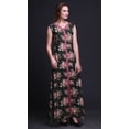 thumbnail image 3 of Bimba Floral Printed Front Slit Sleeveless Summer Spring Long Women BeachÂ&nbsp;Dress-XXX-Large, 3 of 5