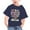Navy, variant on IROINNID Shirts For Kids Short Sleeve Printed T-Shirt Round Neck Crop Top Girls And Boy T-Shirt Tee 7 Years