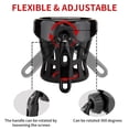 thumbnail image 4 of Goldwing GL1800 Motorcycle Handlebar Cup Holder Water Bottle Drink Holder Compatible with Honda Gold Wing GL 1800 Trike 2001-2021 F6B 2013-2021 (A-Black H-4.1inch), 4 of 6
