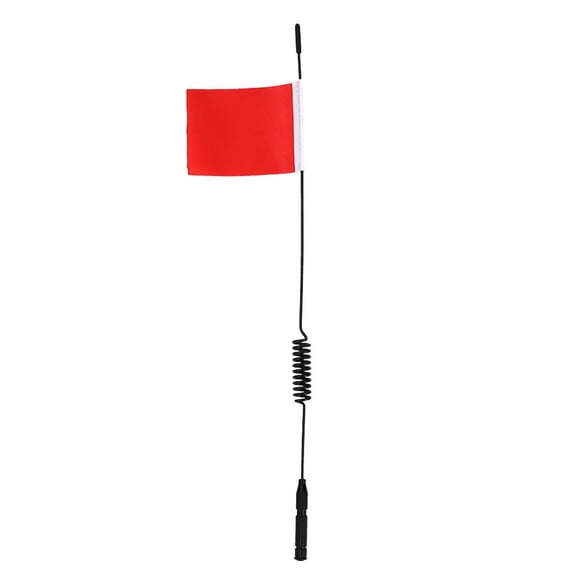 Cergrey RC Climbing Flag, RC Climbing Car Flag, Model Antenna L29cm Simulation Signal Line with Flag for RC Climbing Car