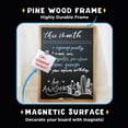 thumbnail image 4 of VersaChalk Wooden Chalkboard, 18"x24", Magnetic, Includes White Fine Tip Marker, 4 of 8