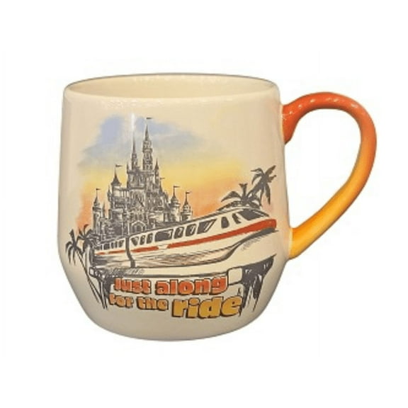 Disney Parks Monorail - Just Along For The Ride Coffee Mug New with Tag