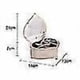 thumbnail image 2 of Musical Jewelry Box For Girls,heart Shaped Rotating Dancer Music Box, 2 of 3
