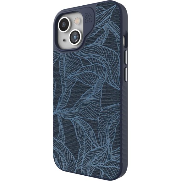 ZAGG London Snap iPhone 15 Case - Protective Cell Phone Case Drop Protection (13ft/4m) Durable Graphene MagSafe Phone Case Slim and Lightweight