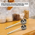 thumbnail image 4 of Premium Coffee Scoop Set - 1 Tbsp (15ml) & 2 Tbsp (30ml) Measuring Tablespoon - Stainless Steel Coffee Measuring Spoon and Scooper with Long Handles - Pack of 2, 4 of 5