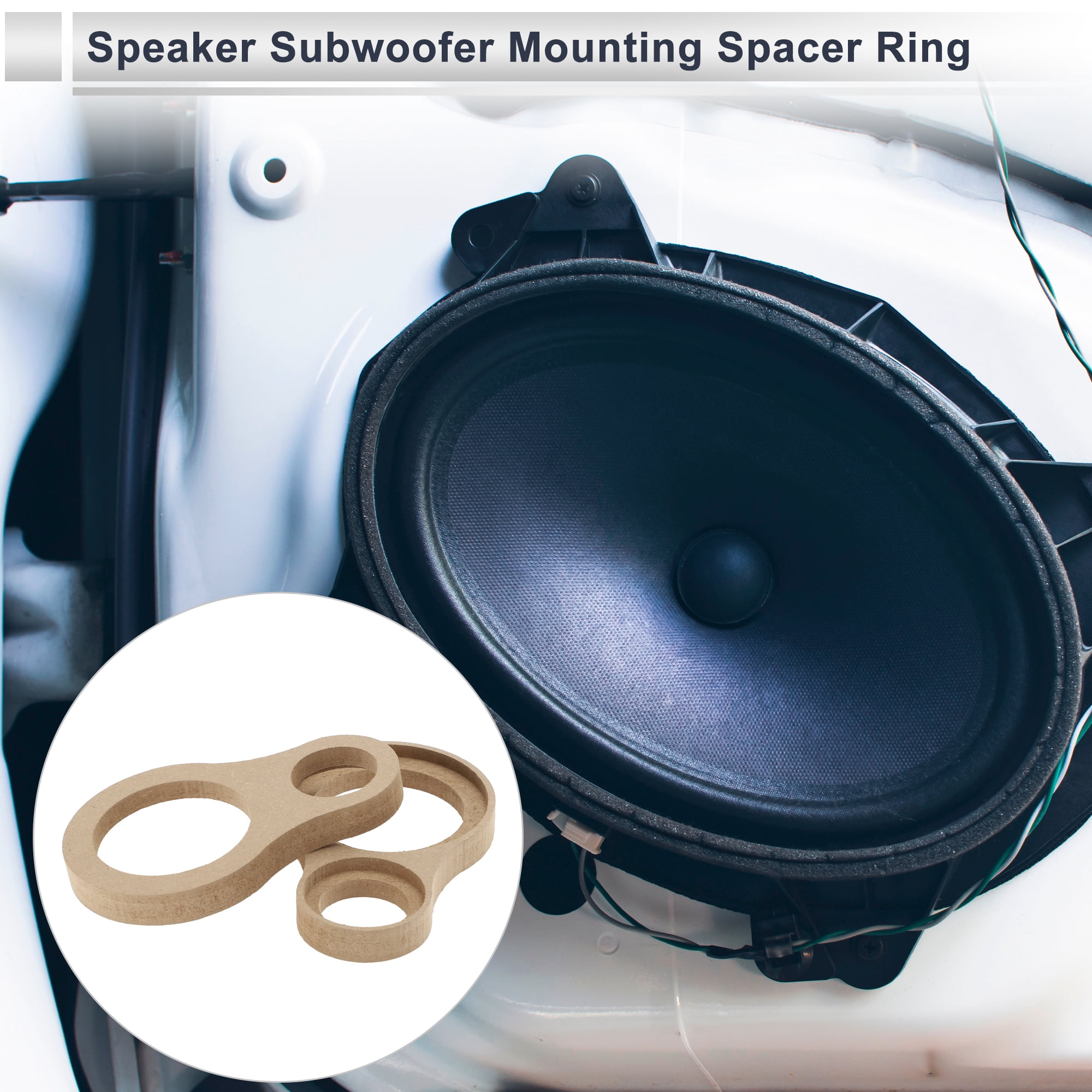 Unique Bargains Universal Speaker Spacer Ring Adapter for 1.5" and 3.5" Speakers