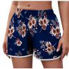 thumbnail image 1 of Femmes Pantalons Femmes Été Décontracté Imprimé Plage Shorts Marine L, 1 of 6
