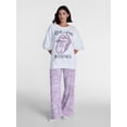 thumbnail image 2 of Rolling Stones Women's Graphic Sleep Top with Long Sleeves, Sizes XS-3XL, 2 of 5