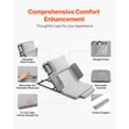 thumbnail image 3 of VEVOR Electric Lifting Backrest 300 lbs 4-68° Adjustable with Guardrail & Pouch, 3 of 9