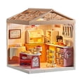 thumbnail image 1 of Juguete Panadería en Miniatura con Pasteles, Muebles, Accesorios y Efecto de Luz Nocturna, 1 of 5
