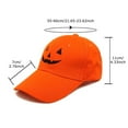 thumbnail image 3 of Halloween Hat Adjustable Baseball Cap Sun Hat Outdoor Hat Masquerade Hat Cotton, 3 of 9