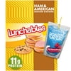 Lunchables Ham & American Cheese Cracker Stackers Meal Kit with Capri Sun Roarin' Waters Wild Cherry Drink & Chocolate Chip Cookies, 9.1 oz Box