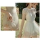 thumbnail image 4 of Toystoory Traje de baño de capas de verano para mujer, traje de baño de encaje de poliéster, vestido de baño plisado para mujer, ropa de Traje de baño METRO, 4 of 6