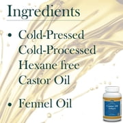 Baar Natures Blessing Castor Oil Softgels with Fennel, 120 Softgels