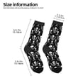 thumbnail image 2 of Honeii Pirate skulls Print Children's Colorful Socks,Unisex Kids and Toddlers' Cushioned Sock,Kids Athletic Crew Socks,for Everyday Wear and Sports, 2 of 5