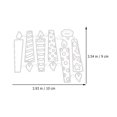 thumbnail image 2 of 2 Sets Birthday Theme Cutting Dies High-carbon Steel Stencils Embossing Template, 2 of 7
