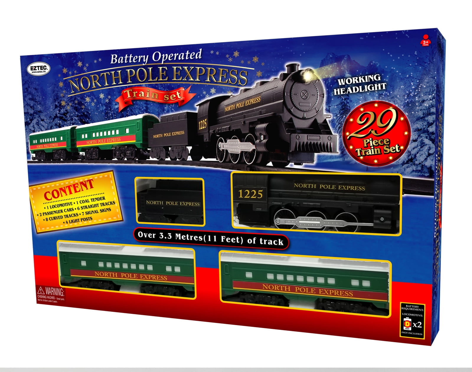 North Pole Christmas Express Train Set