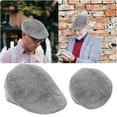 thumbnail image 3 of Gorra plana unisex, gorra de repartidor, gorra con visera, gorra de béisbol, gris (1 unidad), 3 of 7