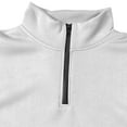 thumbnail image 4 of Handshe Men's Color-Block Mandarin Collar Zip-Up Sweatshirt for Casual, Travel and Daily Use, 4 of 5