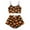 Ginger, variant on WTOBBY Women's Retro Floral Halloween Pajama Set Sleeveless Vest with Adjustable Straps & Matching Shorts Breathable Sleepwear Two-Piece Set for Women Lounge Wear,Beige L