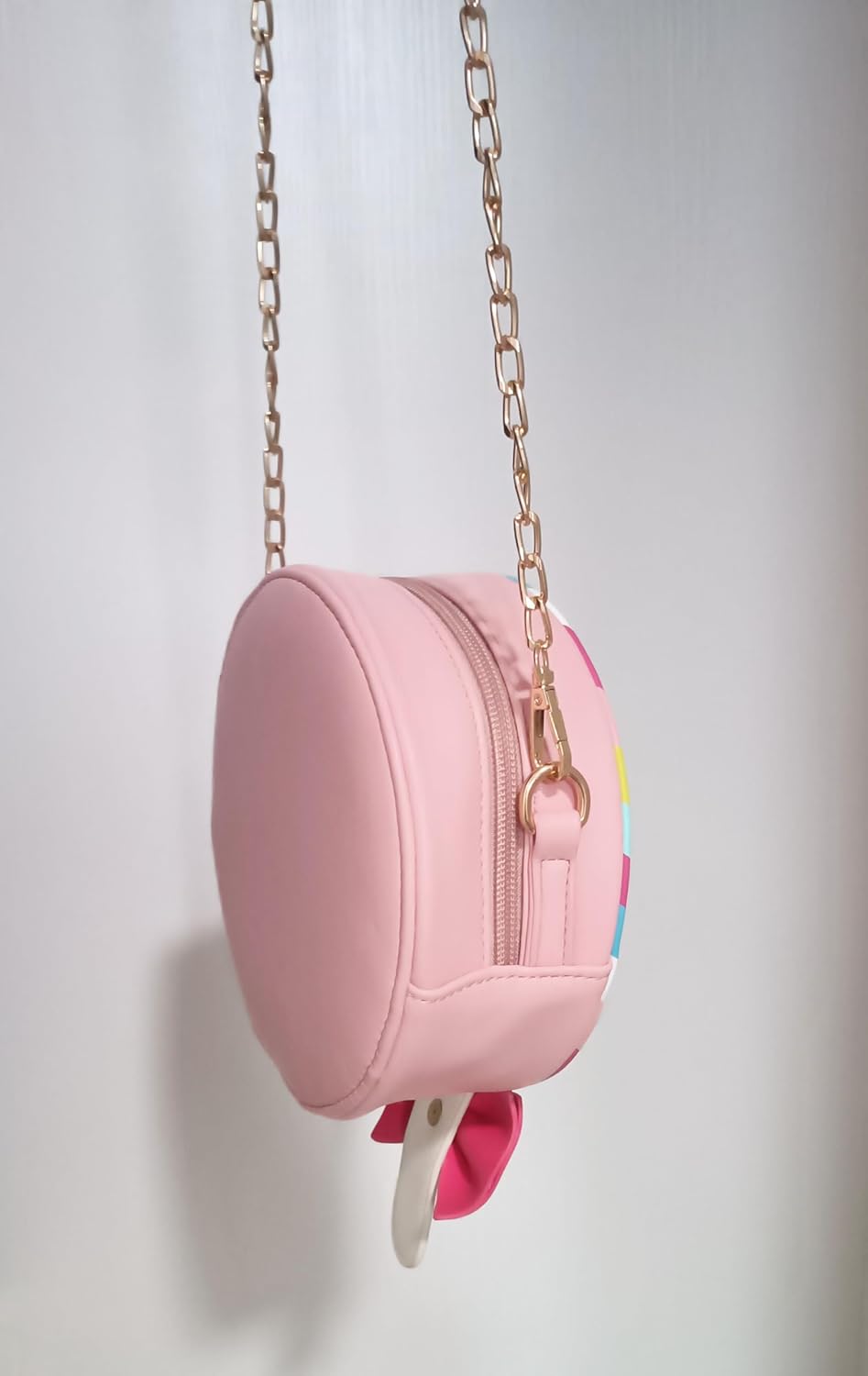 Baguery Candy Shaped Crossbody Bag - PU Leather, 6.88x6.88x2.95in, Novelty Handbag for Girls Teens Women