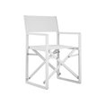 thumbnail image 2 of Pangea Home Sunset Aluminum Patio Directors Chairs in White (Set of 2), 2 of 2