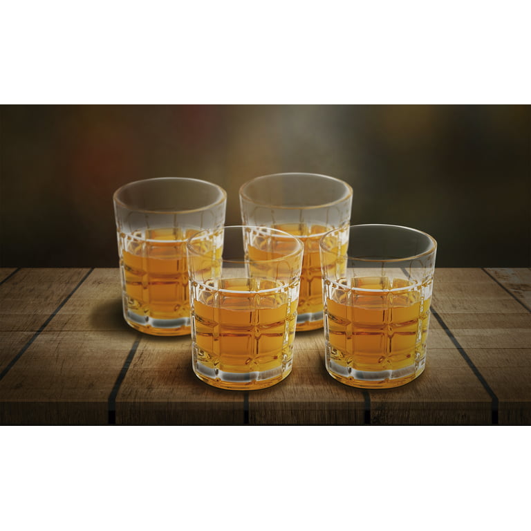 2-PC SET Metal Shot Glasses Stainless Steel Whiskey Glasses, For Scotch  Bourbon
