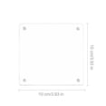thumbnail image 2 of MasteelfCA Price Display Holder Stand Acrylic Table Cards Holder Flat Label Holder, 2 of 8